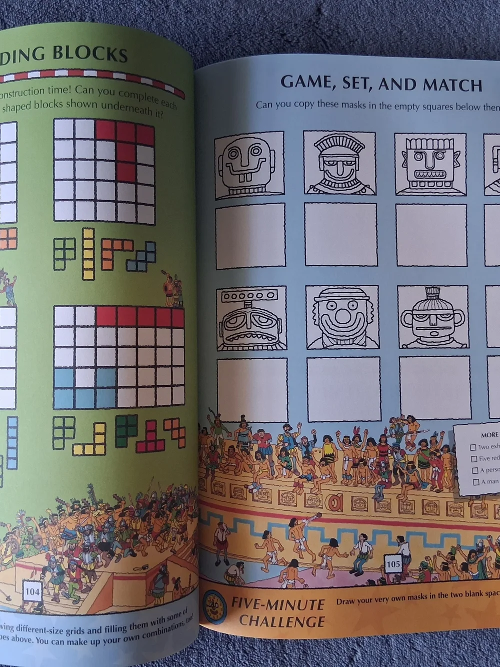 ​Where's Waldo The Boredom Buster Book - Blue/Red Kids Activity Book